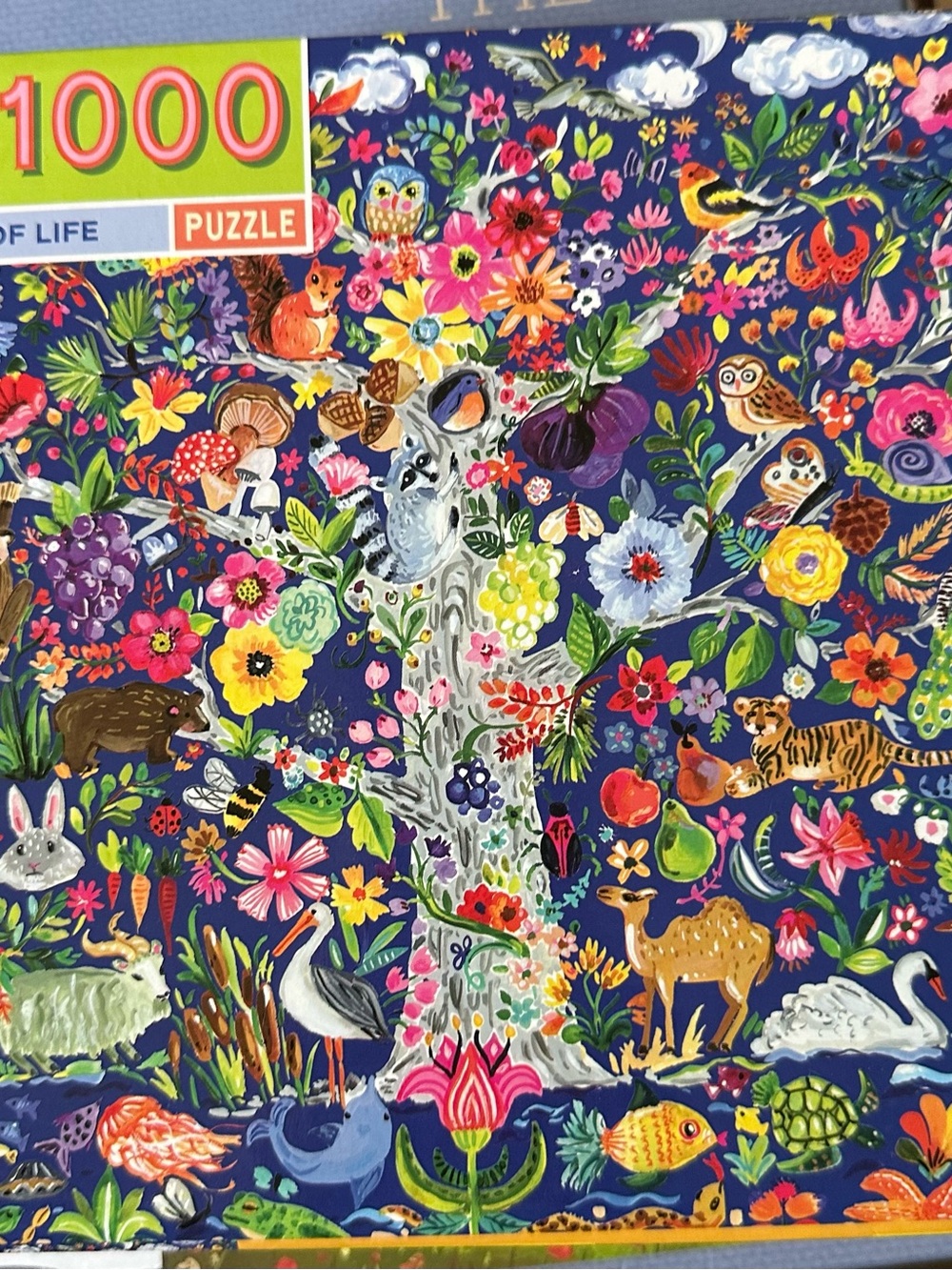 Eeboo Tree of Life 1000-Piece Puzzle - Multicolor